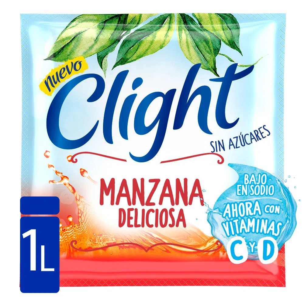 JUGO E/SOBRE CLIGHT MANZANA DELICIOSA